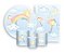 Kit 2 Painéis De Festa + Trio De Capas Cilindro - Chuva de Amor Cute 002 - Imagem 1