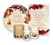 Kit 2 Painéis De Festa + Trio De Capas Cilindro - Natal Flores Vermelhas Com Sinos 008 - Imagem 1