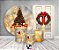 Kit 2 Painéis De Festa + Trio De Capas Cilindro - Natal Tons Dourados com Árvore 010 - Imagem 2