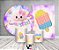 Kit 2 Painéis De Festa + Trio De Capas Cilindro - Brinquedio Bolha Pop It Polvo 007 - Imagem 2