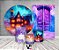 Kit 2 Painéis De Festa + Trio De Capas Cilindro - Halloween Realista Castelo 006 - Imagem 2