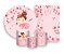 Kit 2 Painéis De Festa + Trio De Capas Cilindro - Bailarina Dançando Floral 006 - Imagem 1