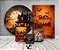 Kit 2 Painéis De Festa + Trio De Capas Cilindro - Halloween Casa Assombrada 014 - Imagem 2