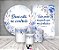 Kit 2 Painéis De Festa + Trio De Capas Cilindro - Floral Azul Deus Está no Controle 007 - Imagem 2