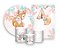 Kit 2 Painéis De Festa + Trio De Capas Cilindro - Bosque Raposa Boho 001 - Imagem 1