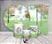 Kit 2 Painéis De Festa + Trio De Capas Cilindro - Jardim Aquarela 003 - Imagem 2
