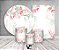 Kit 2 Painéis De Festa + Trio De Capas Cilindro - Jardim Aquarela Floral Primavera 007 - Imagem 2