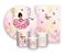 Kit 2 Painéis De Festa + Trio De Capas Cilindro - Jardim Com Princesa no Balanço 008 - Imagem 1