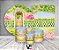 Kit 2 Painéis De Festa + Trio De Capas Cilindro - Jardim Porta Flores Rosas 018 - Imagem 2