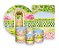 Kit 2 Painéis De Festa + Trio De Capas Cilindro - Jardim Porta Flores Rosas 018 - Imagem 1
