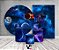 Kit 2 Painéis De Festa + Trio De Capas Cilindro - Galáxia Azul Planetas 001 - Imagem 2