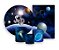 Kit 2 Painéis De Festa + Trio De Capas Cilindro - Astronauta Galáxia Planetas 004 - Imagem 1
