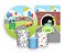 Kit 2 Painéis De Festa + Trio De Capas Cilindro - Carrinhos Cute 002 - Imagem 1