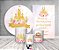 Kit 2 Painéis De Festa + Trio De Capas Cilindro - Castelo Aquarela Era Uma Vez 001 - Imagem 2