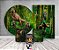 Kit 2 Painéis De Festa + Trio De Capas Cilindro - Dinossauros na Floresta Realista 005 - Imagem 2