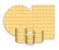 Kit 2 Painéis De Festa + Trio De Capas Cilindro - Estampa Xadrez Amarelo 004 - Imagem 1