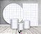 Kit 2 Painéis De Festa + Trio De Capas Cilindro - Estampa Grid Quadriculada Lilás 035 - Imagem 2