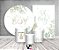 Kit 2 Painéis De Festa + Trio De Capas Cilindro - Chá de Bebê It's a Boy Floral Verde 027 - Imagem 2