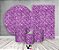 Kit 2 Painéis De Festa + Trio De Capas Cilindro - Efeito Lantejoulas Roxo 013 - Imagem 2