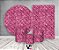 Kit 2 Painéis De Festa + Trio De Capas Cilindro - Efeito Lantejoulas Pink 015 - Imagem 2