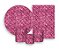 Kit 2 Painéis De Festa + Trio De Capas Cilindro - Efeito Lantejoulas Pink 015 - Imagem 1
