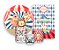 Kit 2 Painéis De Festa + Trio De Capas Cilindro - Circo Cute Aquarela 005 - Imagem 1