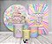 Kit 2 Painéis De Festa + Trio De Capas Cilindro - Circo Colorido 008 - Imagem 2