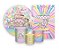 Kit 2 Painéis De Festa + Trio De Capas Cilindro - Circo Colorido 008 - Imagem 1