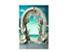 Fundo Fotográfico 1,50 x 2,20 - New Born Praia com Arco de Flores 146 - Imagem 1