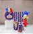 Kit 2 Painéis De Festa + Trio De Capas Cilindro - Circo Tradicional Azul e Vermelho 022 - Imagem 4
