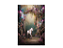 Fundo Fotográfico 1,50 x 2,20 -  Unicórnio e Flores Brilhantes 028 - Imagem 1