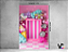 Fundo Fotográfico 1,50 x 2,20 - Balões Rosa Com Caixa de Boneca 031 - Imagem 2