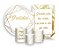 Kit 2 Painéis De Festa + Trio De Capas Cilindro - Gratidão Geométrico Dourado 026 - Imagem 1