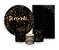Kit 2 Painéis De Festa + Trio De Capas Cilindro - De repente Efeito Brilhos Dourados 003 - Imagem 1