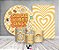 Kit 2 Painéis De Festa + Trio De Capas Cilindro - Good Vibes Only Elementos 005 - Imagem 2