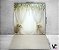 Fundo Fotográfico 1,50 x  2,70 - Gestante Efeito Cortinas Voil Branca com Flores 020 - Imagem 2