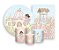 Kit 2 Painéis De Festa + Trio De Capas Cilindro - Mundo das Fadinhas Cute 010 - Imagem 1