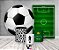 Kit 2 Painéis De Festa + Trio De Capas Cilindro - Campo de Futebol 001 - Imagem 2