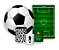 Kit 2 Painéis De Festa + Trio De Capas Cilindro - Campo de Futebol 001 - Imagem 1