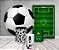 Kit 2 Painéis De Festa + Trio De Capas Cilindro - Campo de Futebol 001 - Imagem 2