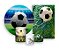 Kit 2 Painéis De Festa + Trio De Capas Cilindro - Bola de Futebol 003 - Imagem 1