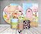 Kit 2 Painéis De Festa + Trio De Capas Cilindro - Fazendinha Cute Aquarela 003 - Imagem 2