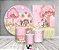 Kit 2 Painéis De Festa + Trio De Capas Cilindro - Fazendinha Rosa Cute 006 - Imagem 2