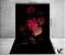 Fundo Fotográfico 1,50 x  2,70 - Gestante Preto  Flores Rosas 084 - Imagem 2