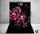 Fundo Fotográfico 1,50 x  2,70 - Gestante Flores Fundo Preto 085 - Imagem 2