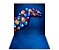 Fundo Fotográfico 1,50 x  2,70 - Balões Coloridos com fundo Azul 019 - Imagem 1