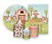 Kit 2 Painéis De Festa + Trio De Capas Cilindro - Fazendinha Aquarela 014 - Imagem 1