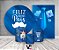 Kit 2 Painéis De Festa + Trio De Capas Cilindro - Dia dos Pais Azul Bigode 004 - Imagem 2