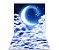 Fundo Fotográfico 1,50 x  2,70 - New Born Céu com Lua 021 - Imagem 1