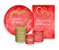 Kit 2 Painéis De Festa + Trio De Capas Cilindro - Encontro de Casais Coração Dourado 008 - Imagem 1